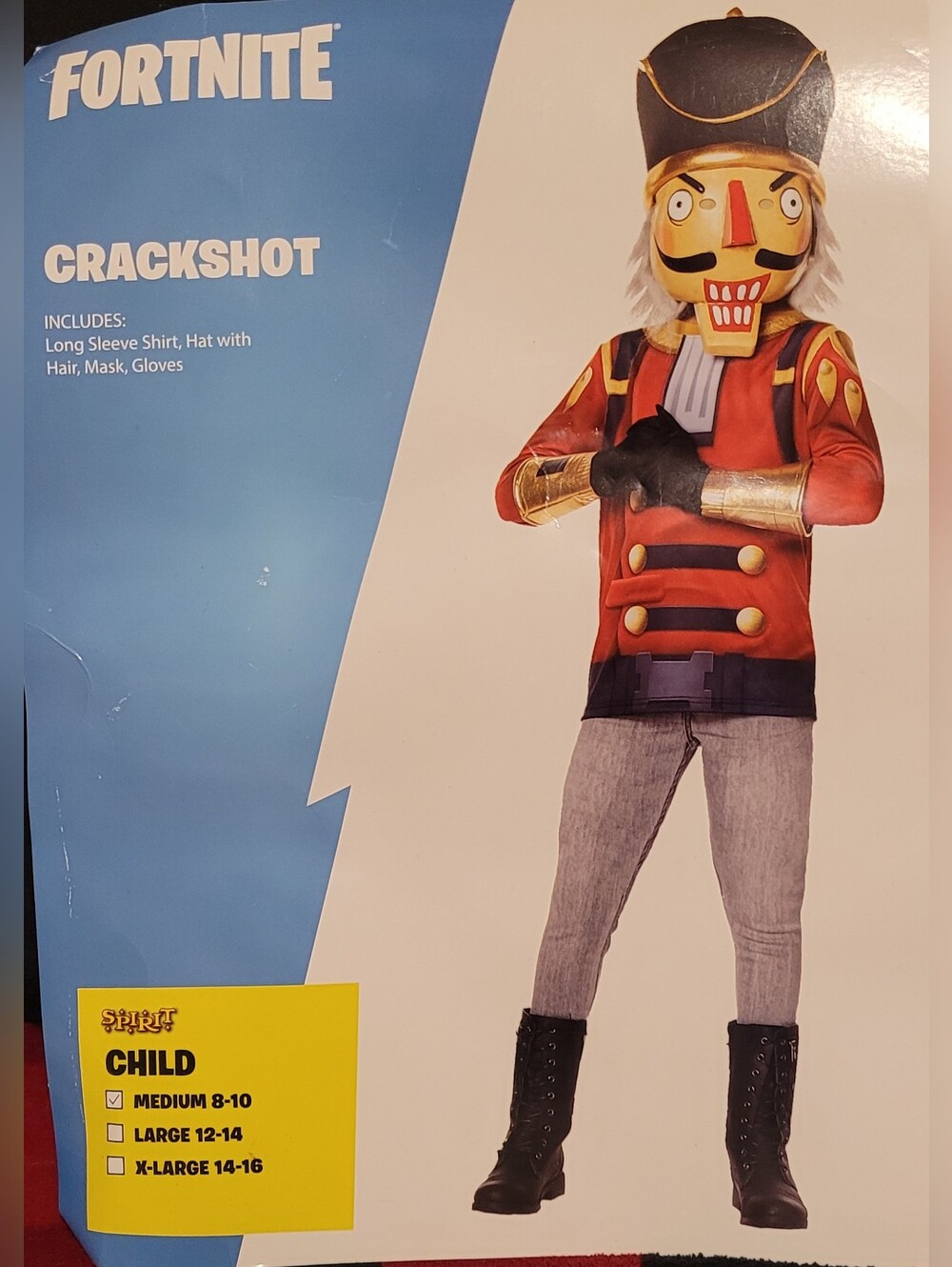 Fortnite Crackshot Kids Costume MED 8-10